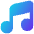 Music Note 2 Icon from Flex Gradient Set
