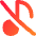 Music Note Off 1 Icon from Flex Gradient Set