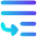 Move To Bottom Icon from Flex Gradient Set