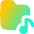Play List Folder Icon from Flex Gradient Set