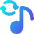 Repeat Playlist Icon from Flex Gradient Set