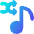 Shuffle Playlist Icon from Flex Gradient Set
