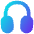 Headphones Icon from Flex Gradient Set