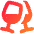 Champagne Party Alcohol Icon from Flex Gradient Set