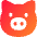Pork Meat Icon from Flex Gradient Set