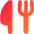 Fork Knife Icon from Flex Gradient Set