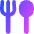 Fork Spoon Icon from Flex Gradient Set