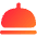 Serving Dome Icon from Flex Gradient Set