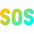 Sos Help Emergency Sign Icon from Flex Gradient Set
