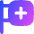 Hospital Sign Icon from Flex Gradient Set