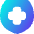 Sign Cross Shield Icon from Flex Gradient Set