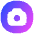 Camera Circle Icon from Flex Gradient Set