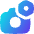 Camera Setting Bolt Nut Icon from Flex Gradient Set