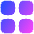 Photo Four Icon from Flex Gradient Set