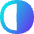 Right Half Shadow Circle Icon from Flex Gradient Set