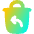 Empty Recycle Bin 1 Icon from Flex Gradient Set