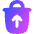 Recycle Bin Throw 1 Icon from Flex Gradient Set