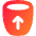 Recycle Bin Throw 2 Icon from Flex Gradient Set