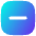 Subtract Square Icon from Flex Gradient Set