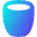 Trash Bin Remove Icon from Flex Gradient Set