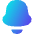 Bell Notification Icon from Flex Gradient Set