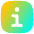Information Square Icon from Flex Gradient Set