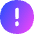 Warning Circle Icon from Flex Gradient Set