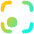 Align Bottom Left Frame Circle Icon from Flex Gradient Set