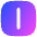 Align Center Vertical Square Icon from Flex Gradient Set