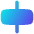 Align Horizontal Center 2 Icon from Flex Gradient Set
