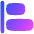 Align Left 1 Icon from Flex Gradient Set