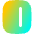 Align Right Vertical Icon from Flex Gradient Set