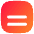 Align Two Bottom Square Icon from Flex Gradient Set