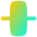 Align Vertical Center 2 Icon from Flex Gradient Set