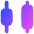Distribute Center Horizontal Icon from Flex Gradient Set