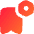 Bookmark Setting Bolt Nut Icon from Flex Gradient Set