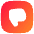 Dislike Square Icon from Flex Gradient Set