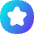 Star Circle Icon from Flex Gradient Set