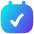 Calendar Check Icon from Flex Gradient Set