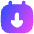 Calendar Download Icon from Flex Gradient Set
