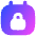 Calendar Lock Icon from Flex Gradient Set