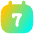 Weekly Calendar Icon from Flex Gradient Set