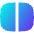 Rectangle Split Half Vertical Icon from Flex Gradient Set