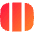 Rectangle Split Thirds Icon from Flex Gradient Set