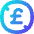 Non Commercial Pounds Icon from Flex Gradient Set