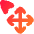 Arrow Cursor Move Icon from Flex Gradient Set
