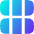 Dashboard Horizontal Rectangle Thirds Icon from Flex Gradient Set