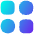 Dashboard Mix Circle Square 2 Icon from Flex Gradient Set