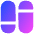 Dashboard Vertical Pills Split 1 Icon from Flex Gradient Set