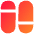 Dashboard Vertical Pills Split 2 Icon from Flex Gradient Set